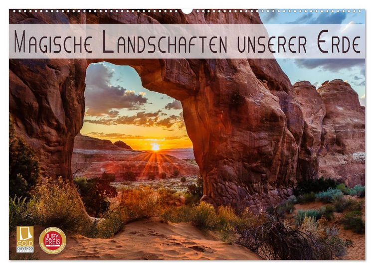 Produktbild: Magische Landschaften unserer Erde (Wandkalender 2026 DIN A2 quer), CALVENDO Monatskalender