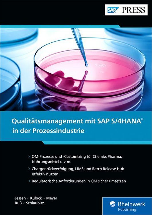 Produktbild: Qualit&auml;tsmanagement mit SAP S/4HANA in der Prozessindustrie