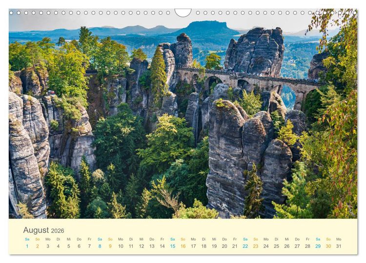 Produktbild: Wanderwege - zu Fu&szlig; in Europa (Wandkalender 2026 DIN A3 quer), CALVENDO Monatskalender