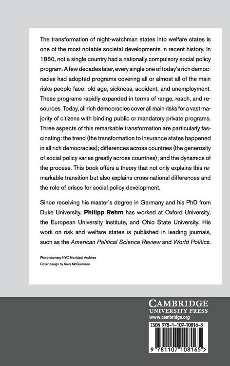 Produktbild: Risk Inequality and Welfare States
