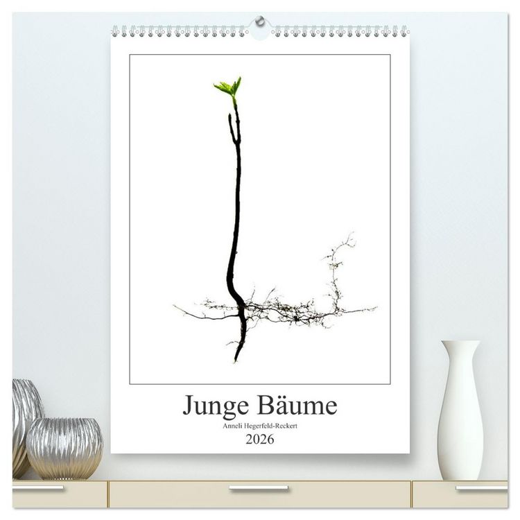 Produktbild: Junge B&auml;ume (hochwertiger Premium Wandkalender 2026 DIN A2 hoch), Kunstdruck in Hochglanz