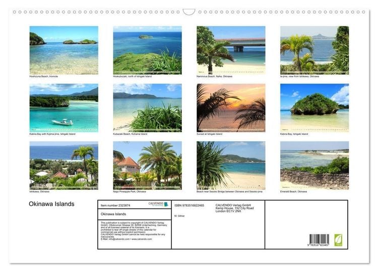 Produktbild: Okinawa Islands (Wall Calendar 2027 DIN A2 landscape), CALVENDO 12 Month Wall Calendar