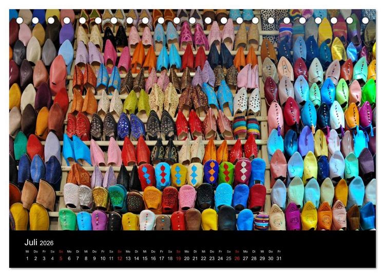 Produktbild: Farben des Orients (Tischkalender 2026 DIN A5 quer), CALVENDO Monatskalender