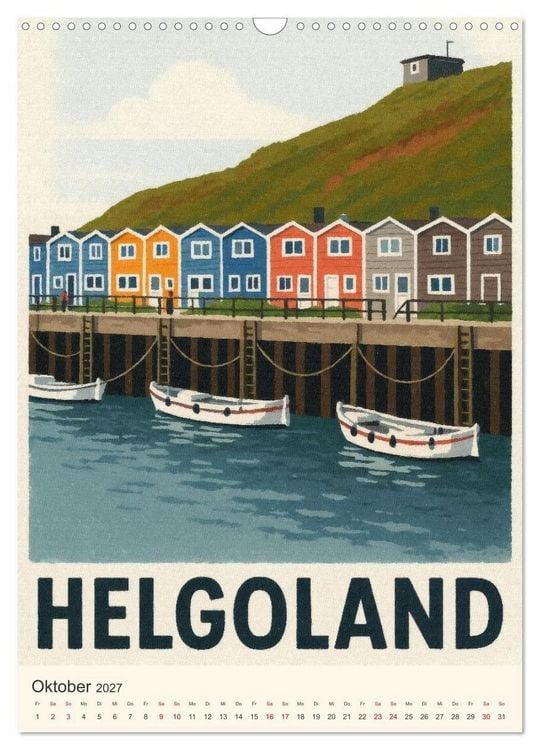 Produktbild: Norddeutsche Kleinode - City Poster (Wandkalender 2027 DIN A3 hoch), CALVENDO Monatskalender
