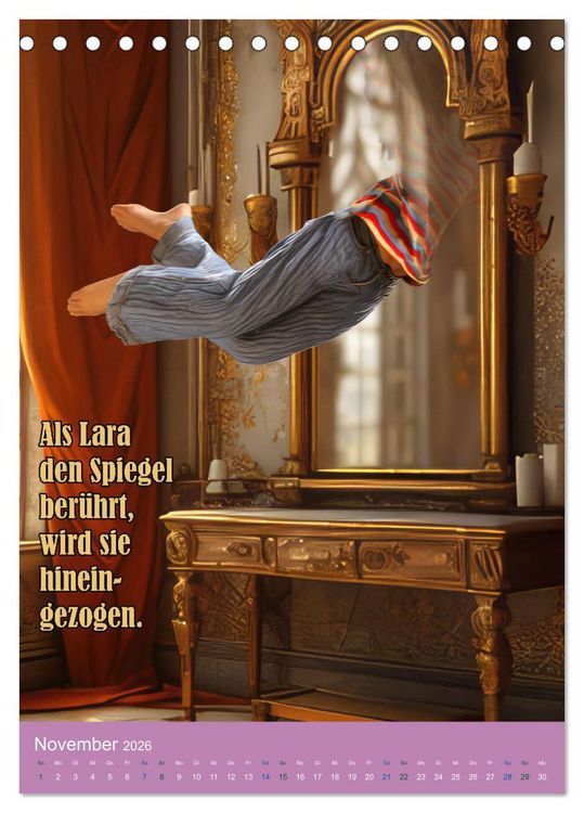 Produktbild: Laras Traum (Tischkalender 2026 DIN A5 hoch), CALVENDO Monatskalender