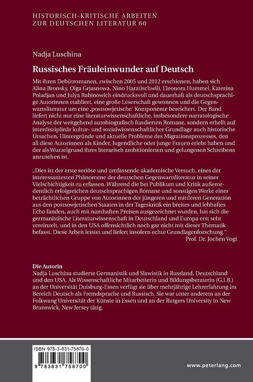 Produktbild: Russisches Fr&auml;uleinwunder auf Deutsch