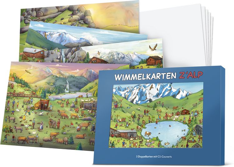 Produktbild: Wimmelkarten z'Alp