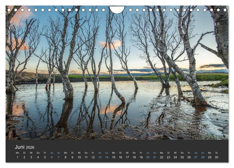 Produktbild: Island (Wandkalender 2026 DIN A4 quer), CALVENDO Monatskalender