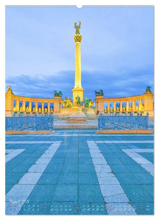 Produktbild: Budapest - Ein malerischer Spaziergang (Wandkalender 2026 DIN A2 hoch), CALVENDO Monatskalender