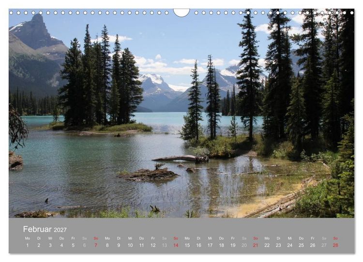 Produktbild: Rocky Mountains 2027 (Wandkalender 2027 DIN A3 quer), CALVENDO Monatskalender