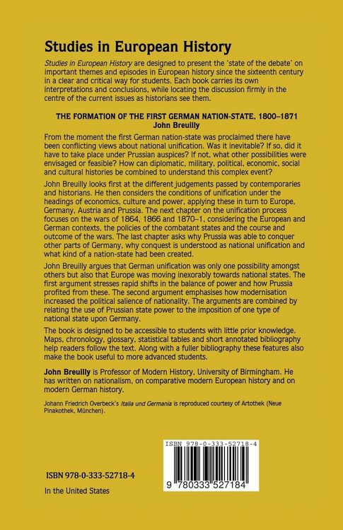 Produktbild: The Formation of the First German Nation-State, 1800&ndash;1871
