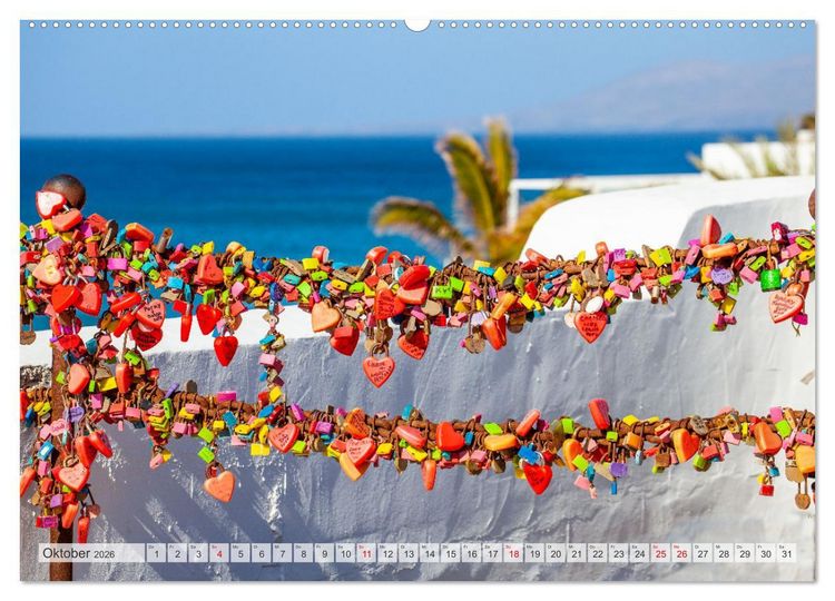 Produktbild: Urlaubsparadies Lanzarote (hochwertiger Premium Wandkalender 2026 DIN A2 quer), Kunstdruck in Hochglanz