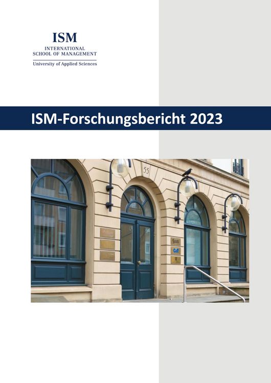 Produktbild: ISM-Forschungsbericht 2023