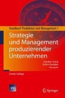 Produktbild: Strategie und Management produzierender Unternehmen