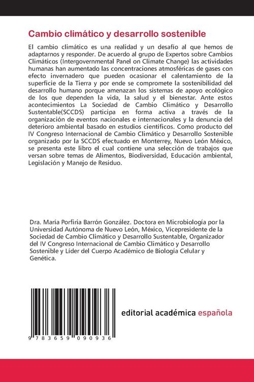 Produktbild: Cambio clim&aacute;tico y desarrollo sostenible