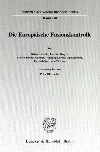 Produktbild: Die Europ&auml;ische Fusionskontrolle.