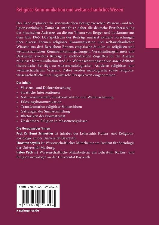 Produktbild: Religi&ouml;se Kommunikation und weltanschauliches Wissen