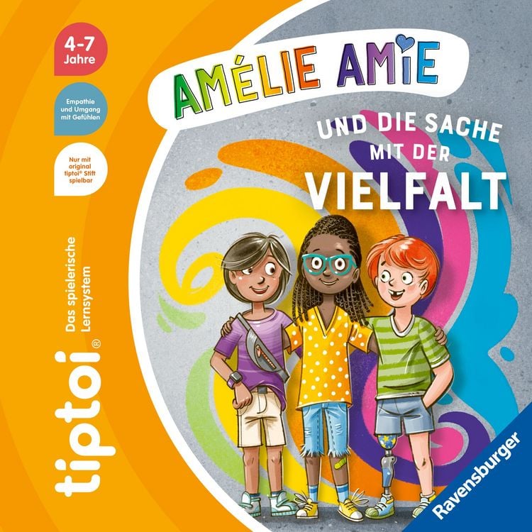 Produktbild: Tiptoi&reg; Bildergeschichten &uuml;ber den Umgang mit Gef&uuml;hlen - Am&eacute;lie Amie und die Sache mit der Vielfalt