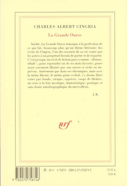Produktbild: La Grande Ourse