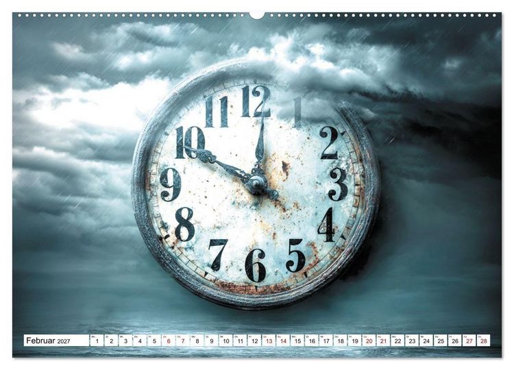Produktbild: Zeitlandschaften (Wandkalender 2027 DIN A2 quer), CALVENDO Monatskalender