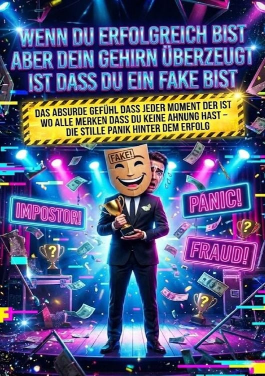 Produktbild: Wenn Du Erfolgreich Bist Aber Dein Gehirn &Uuml;berzeugt Ist Dass Du Ein Fake Bist