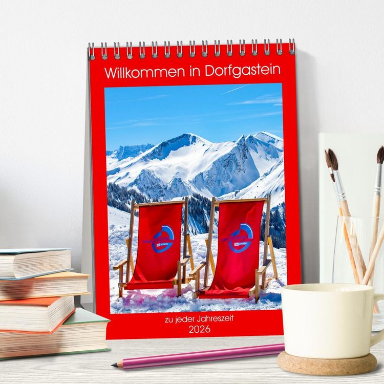 Produktbild: Willkommen in Dorfgastein (Tischkalender 2026 DIN A5 hoch), CALVENDO Monatskalender