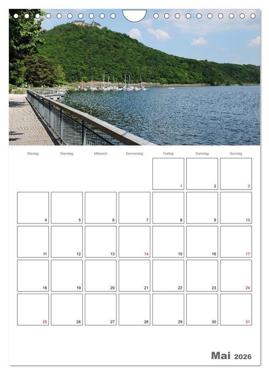 Produktbild: Hessens sch&ouml;nster See - Der Edersee (Wandkalender 2026 DIN A4 hoch), CALVENDO Monatskalender