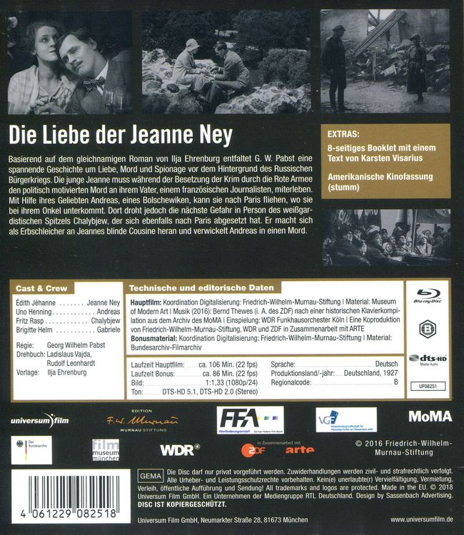 Produktbild: Die Liebe der Jeanne Ney