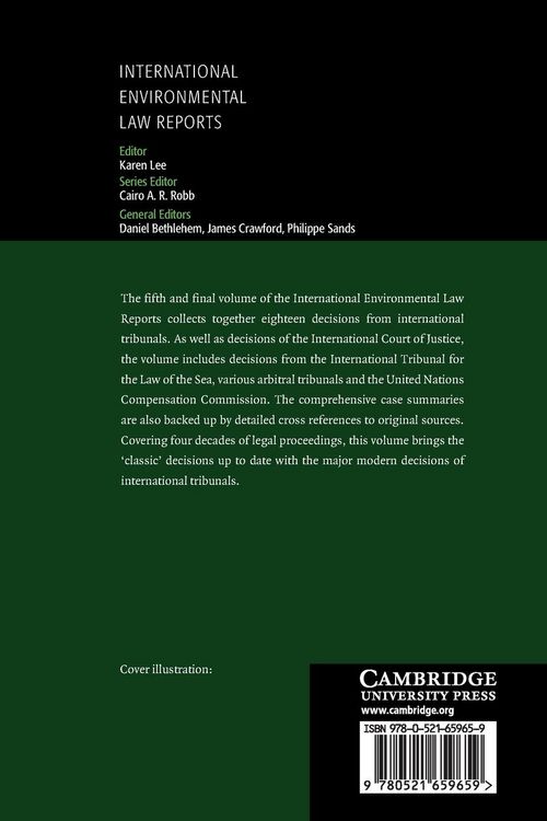 Produktbild: Internat Environ Law Reports v4