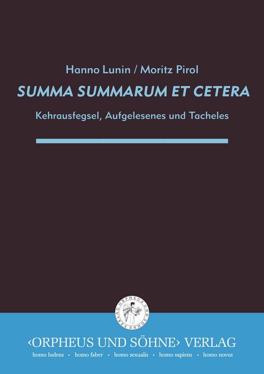Produktbild: Summa summarum et cetera