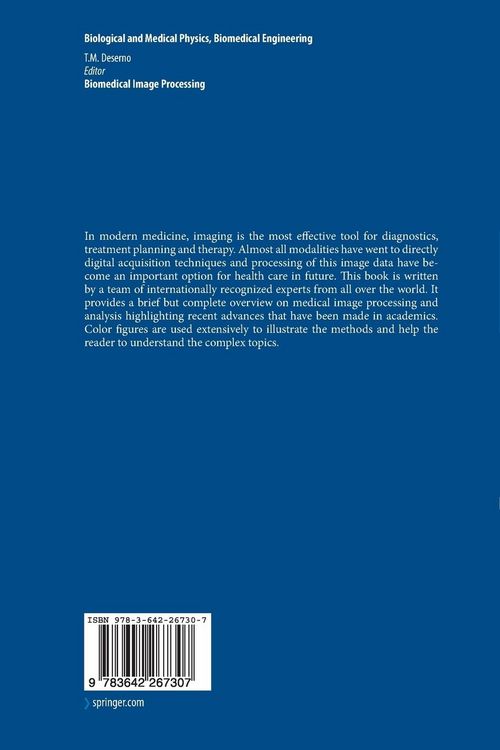 Produktbild: Biomedical Image Processing