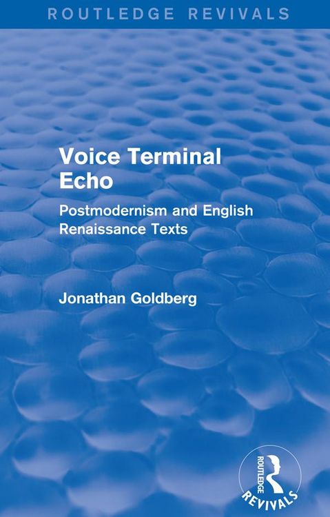 Produktbild: Voice Terminal Echo (Routledge Revivals)