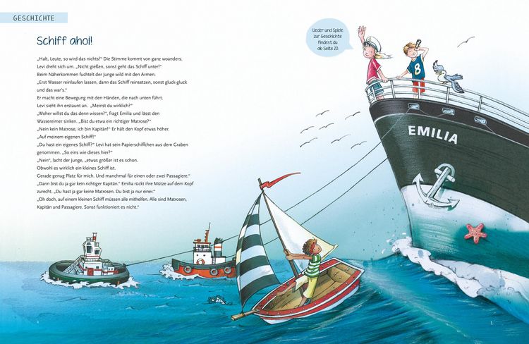Produktbild: &Uuml;ber das Meer. Mein Erlebnis-Buch &uuml;ber Klabauterkinder, kleine Schiffe, Seetiere und das Leben rund ums Meer