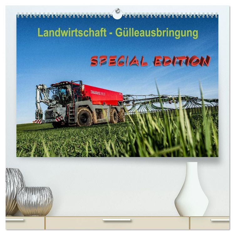 Produktbild: Landwirtschaft - G&uuml;lleausbringung (hochwertiger Premium Wandkalender 2027 DIN A2 quer), Kunstdruck in Hochglanz