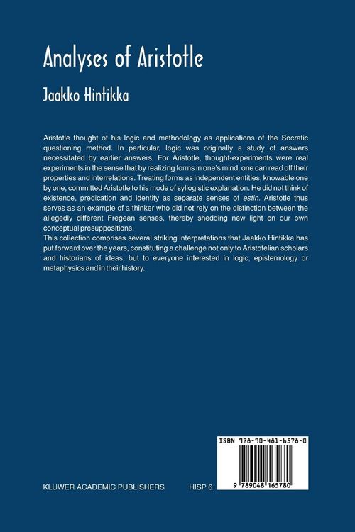 Produktbild: Analyses of Aristotle