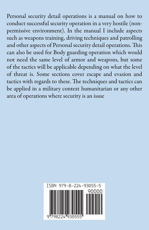 Produktbild: Personal Security Detail Operations Book 3