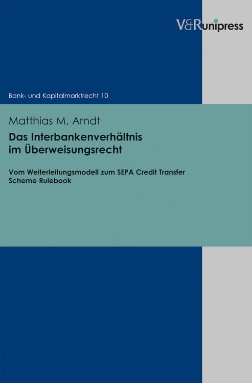 Produktbild: Das Interbankenverh&auml;ltnis im &Uuml;berweisungsrecht