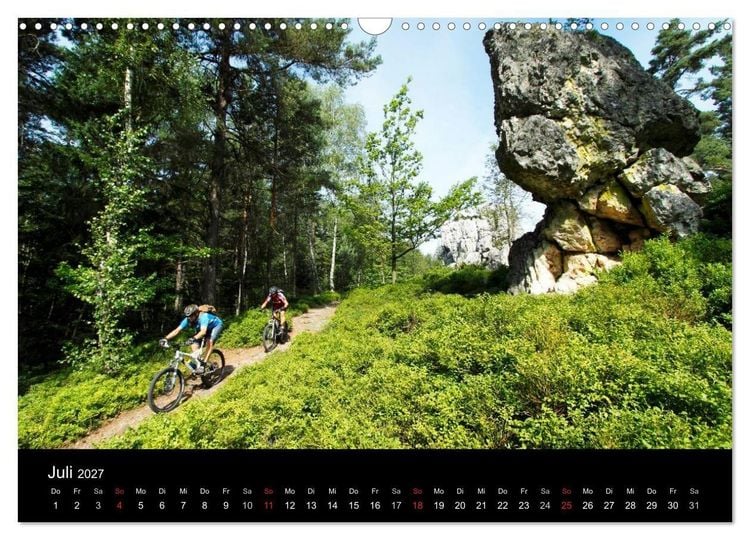 Produktbild: Mountainbike Abenteuer Deutschland (Wandkalender 2027 DIN A3 quer), CALVENDO Monatskalender