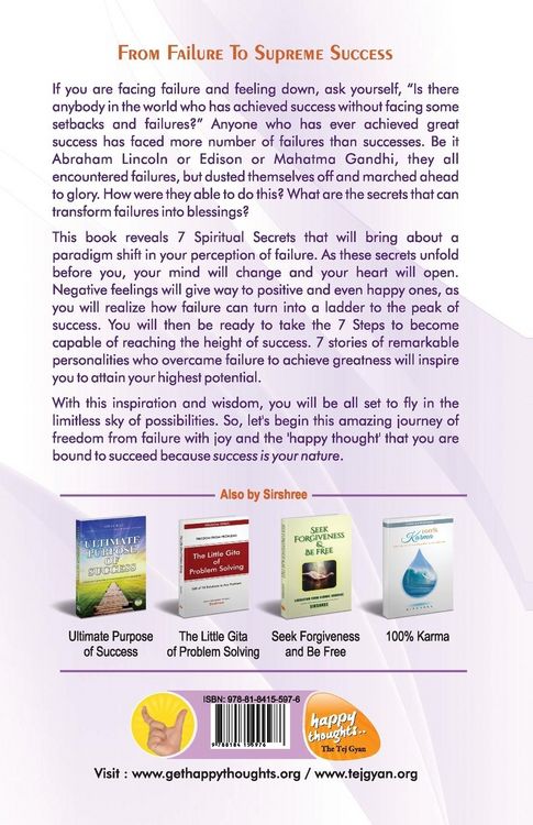 Produktbild: Freedom From Failure - 7 Spiritual Secrets That Transform Failure into a Blessing