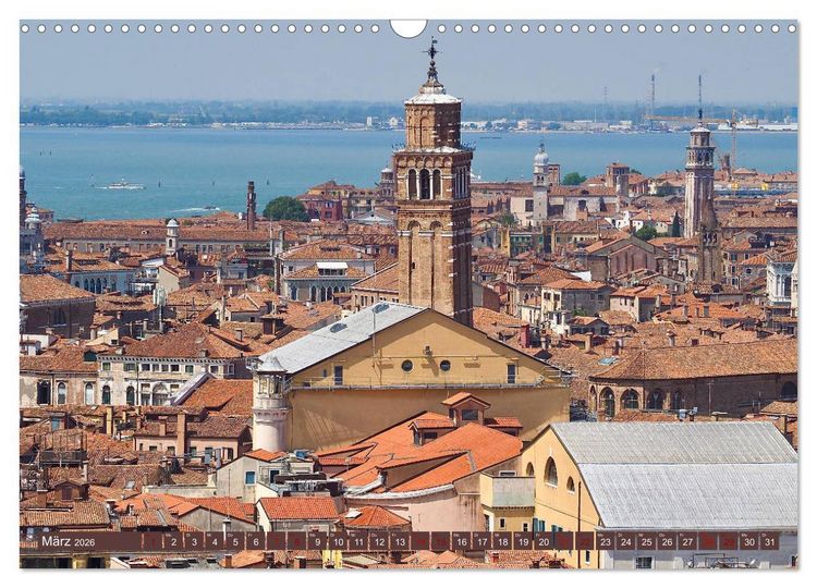 Produktbild: In Sehnsucht Dein Venedig (Wandkalender 2026 DIN A3 quer), CALVENDO Monatskalender
