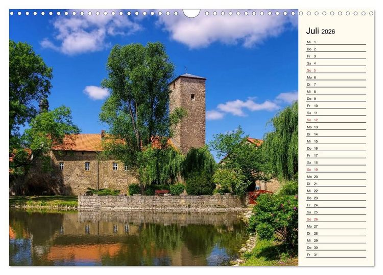 Produktbild: Burgen im Harz (Wandkalender 2026 DIN A3 quer), CALVENDO Monatskalender