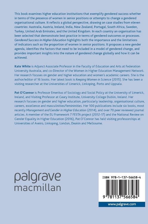 Produktbild: Gendered Success in Higher Education