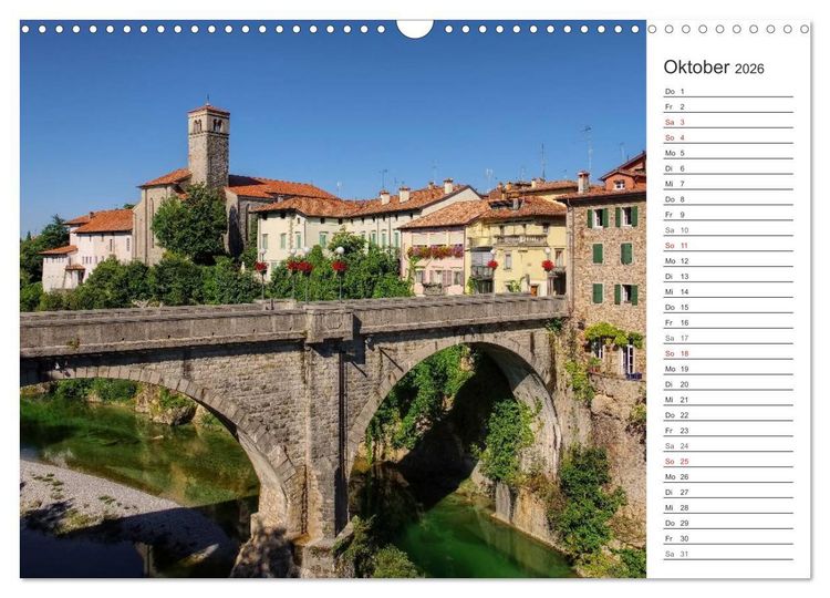 Produktbild: Friaul-Julisch Venetien - zwischen Alpen und Adria (Wandkalender 2026 DIN A3 quer), CALVENDO Monatskalender