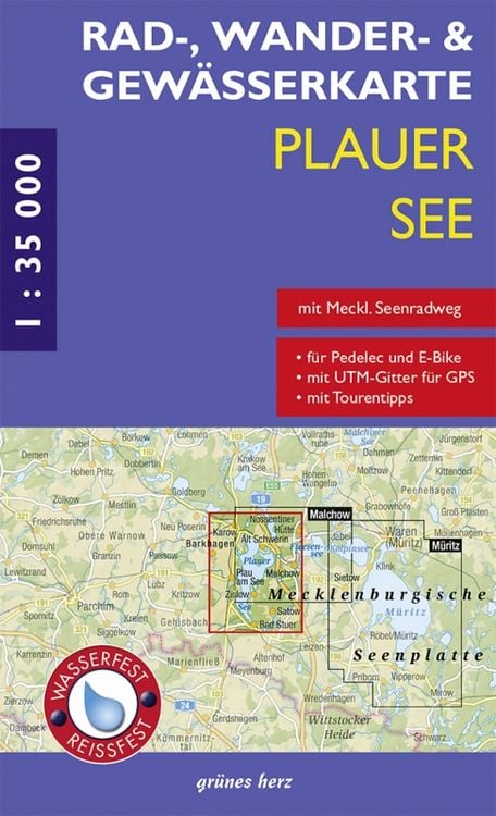 Produktbild: Rad-, Wander- und Gew&auml;sserkarte Plauer See