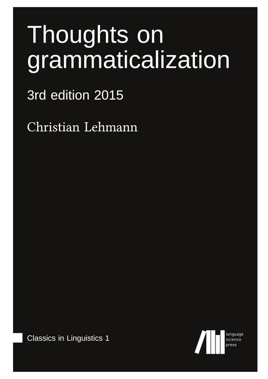 Produktbild: Thoughts on grammaticalization