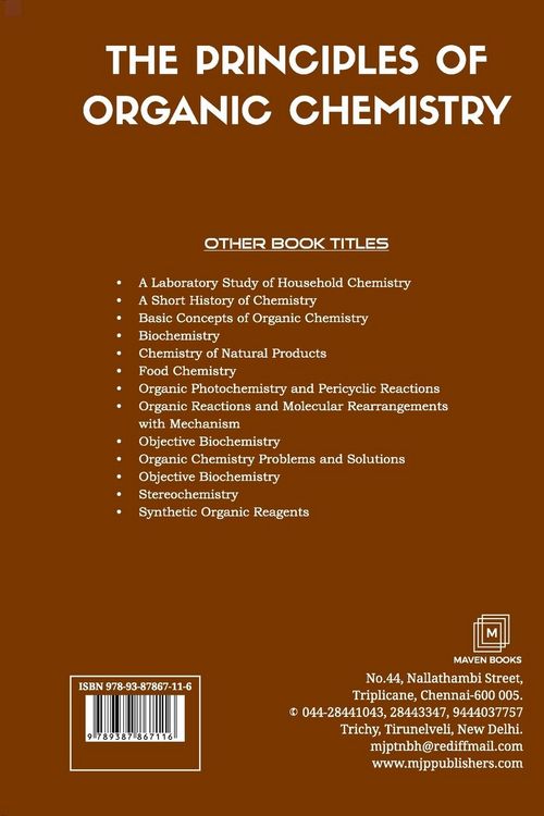 Produktbild: The Principles of Organic Chemistry