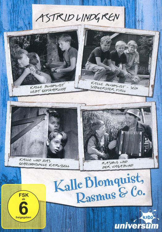 Produktbild: Astrid Lindgren - Kalle Blomquist & Rasmus (Original schwarz-wei&szlig; Filme) [2 DVDs]