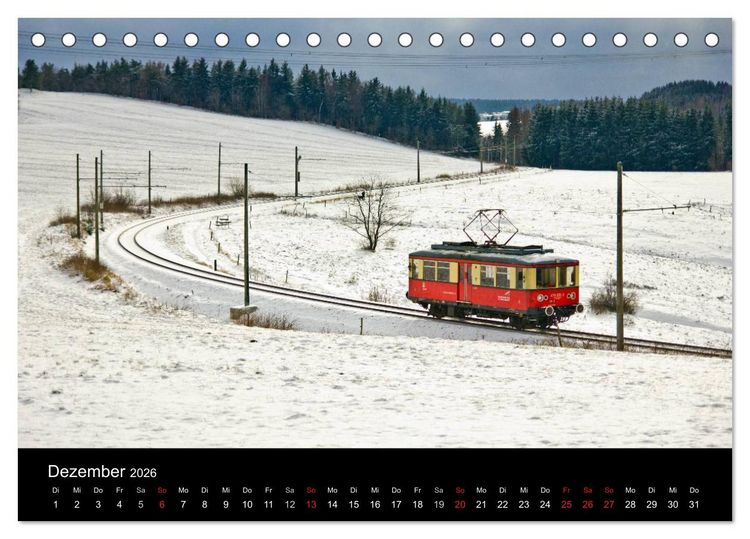 Produktbild: Unterwegs am Bahndamm (Tischkalender 2026 DIN A5 quer), CALVENDO Monatskalender