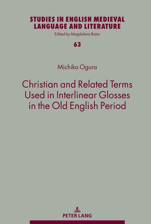 Produktbild: Christian and Related Terms Used in Interlinear Glosses in the Old English Period