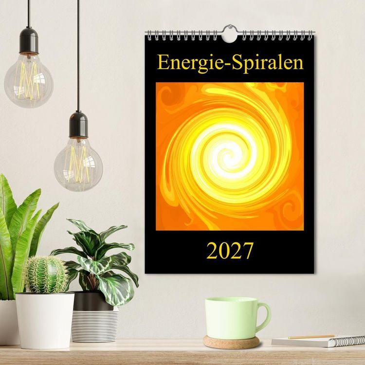 Produktbild: Energie-Spiralen 2027 (Wandkalender 2027 DIN A4 hoch), CALVENDO Monatskalender
